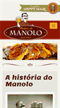 Mobile Screenshot of botecodomanolo.com.br